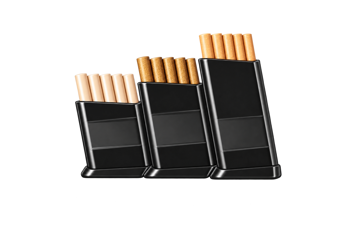 3 Cigarette Size Mags